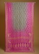 Grey And Pink Khadi Chiffon Silk Traditional Saree